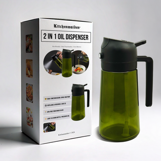 Kitchenmaiden®️ 2-in-1 Oil Dispenser