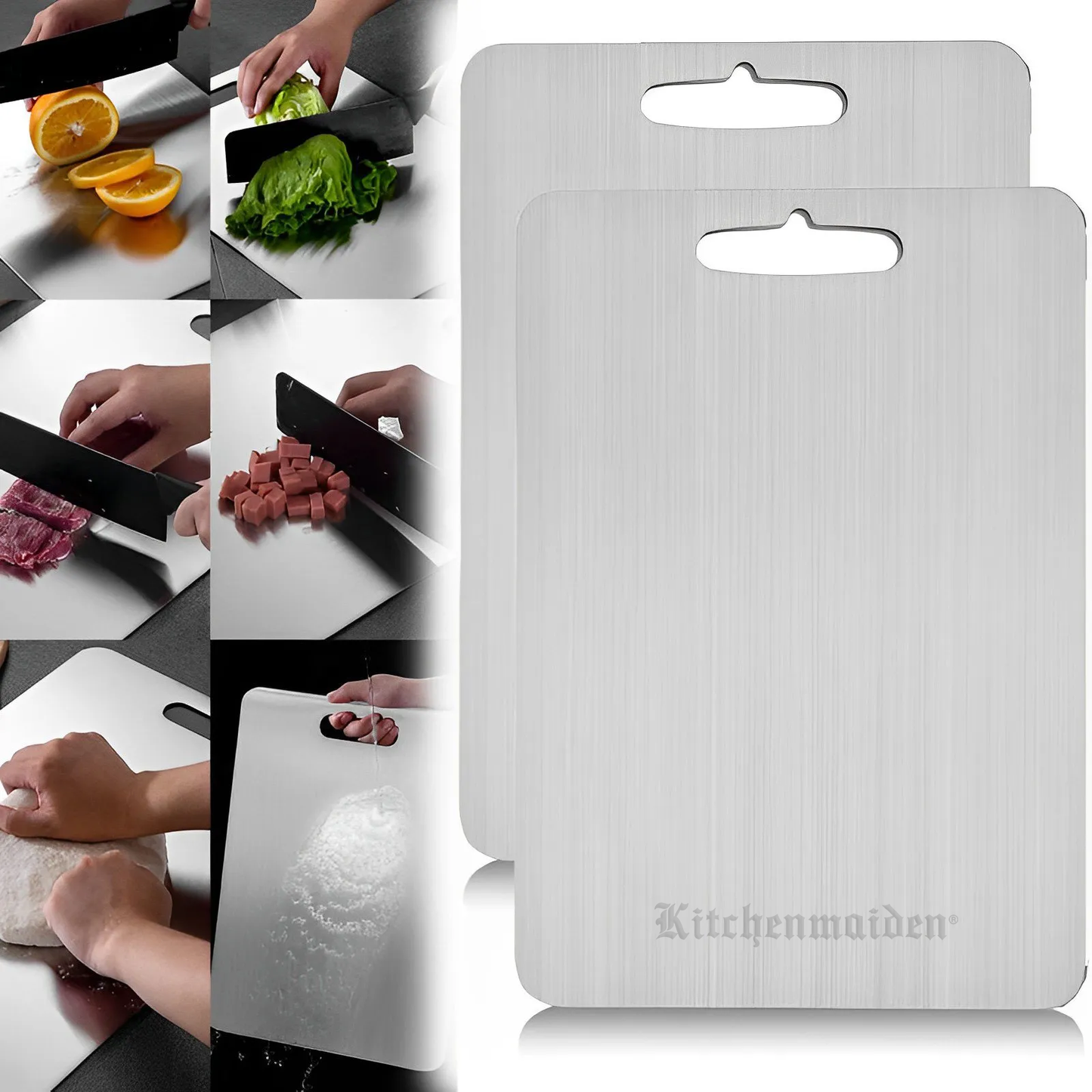Kitchenmaiden®️ Titanium Cutting Board