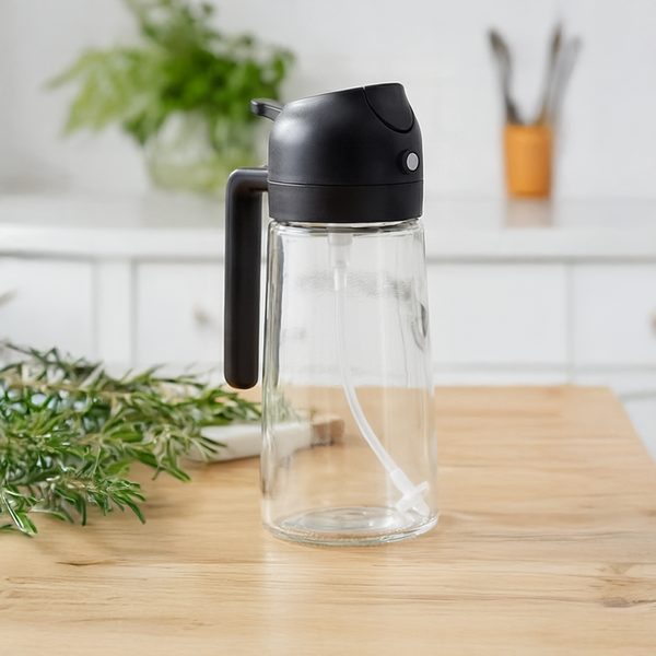 Clear Glass Oil Dispenser